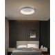 Brilagi - LED Dimmable ceiling light FALCON LED/40W/230V 3000-6500K d. 45 cm grey + remote control