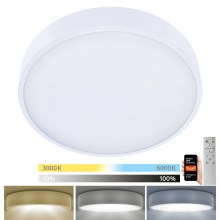 Brilagi - LED Dimmable ceiling light POOL SMART LED/48W/230V 40 cm 3000-6000K Wi-Fi Tuya + remote control white