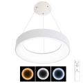 Brilagi - LED Dimmable chandelier on a string FALCON LED/40W/230V 3000-6500K d. 45 cm white + remote control