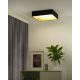 Brilagi - LED Dimmable ceiling light VELVET SQUARE SMART LED/36W/230V 2700-6500K Wi-Fi Tuya + remote control black