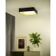 Brilagi - LED Dimmable ceiling light VELVET SQUARE SMART LED/36W/230V 2700-6500K Wi-Fi Tuya + remote control grey
