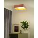 Brilagi - LED Dimmable ceiling light VELVET SQUARE SMART LED/36W/230V 2700-6500K Wi-Fi Tuya + remote control pink