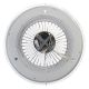 Brilagi - LED Dimmable light with a fan RONDA LED/48W/230V 3000-6000K black + remote control