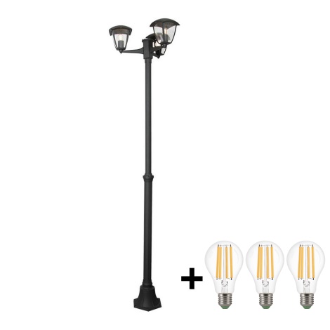 Brilagi -  LED Outdoor lamp LUNA 3xE27/60W/230V IP44