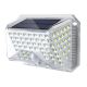 Brilagi - LED Solar wall light with a sensor WALLIE LED/4W/3,7V 6500K IP64 silver