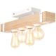 Brilliant - Surface-mounted chandelier WHITEWOOD 4xE27/30W/230V