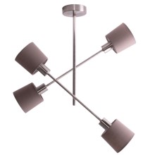 Briloner 2811-042 - Pendant chandelier NATURE 4xE14/5,5W/230V