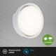 Briloner 3019-016 - LED Outdoor wall light GENUA LED/18W/230V IP44 white