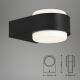 Briloner 3035-015 - LED Outdoor wall light HANAU LED/6,5W/230V IP44 black