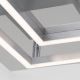 Briloner 3182-018 - LED Dimmable ceiling light FRAME 2xLED/15,5W/230V