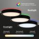 Briloner 3227-015 - LED RGB Dimmable ceiling light with sensor TALENA LED/24W/230V black + remote control