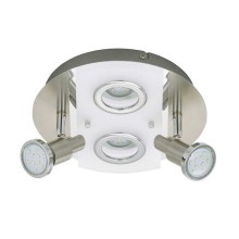 Briloner 3594-042 - LED Ceiling light RIPOSO 2xLED/5W/230V + 2xGU10/3W