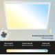 Briloner 7082-016 - LED Dimmable ceiling light SLIM LED/22W/230V 2700-6500K + remote control