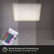 Briloner 7091-416 - LED RGBW Dimmable ceiling light SLIM LED/22W/230V + remote control