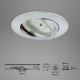 Briloner 7296-019 - LED Dimmable bathroom recessed light LED/6,5W/230V IP23