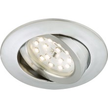 Briloner 7296-019 - LED Dimmable bathroom recessed light LED/6,5W/230V IP23