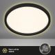 Briloner 7363-015 - LED Ceiling light CADRE LED/22W/230V d. 42,5 cm black