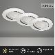 Briloner 8309-039 - SET 3x LED Dimmable bathroom recessed light LED/5W/230V IP23
