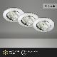 Briloner 8312-039 - SET 3x LED Bathroom recessed light LED/5W/230V IP23