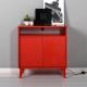 Cabinet 79x73 cm red