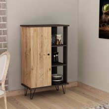 Cabinet BETA 80x55 cm black/brown