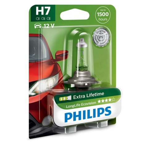 Car bulb Philips ECOVISION 12972LLECOB1 H7 PX26d/55W/12V