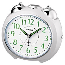 Casio - Alarm clock 1xLR14 white/chrome
