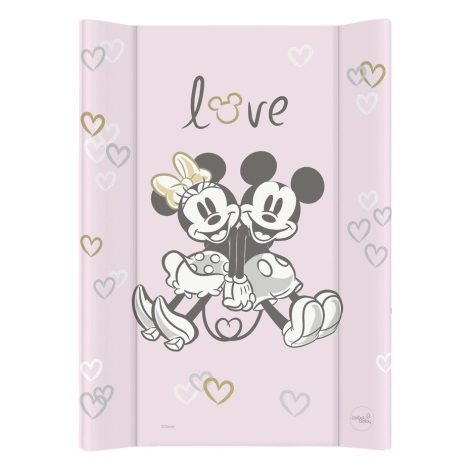 CebaBaby - Changing mat with fixed board bilateral DISNEY 50x70 cm pink