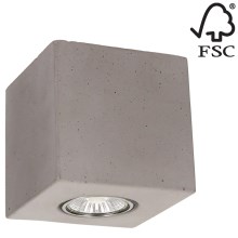 Ceiling light CONCRETEDREAM 1xGU10/6W/230V concrete - FSC certified