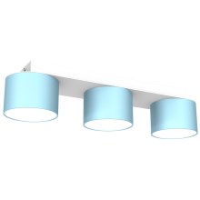 Ceiling light DIXIE 3xGX53/11W/230V blue