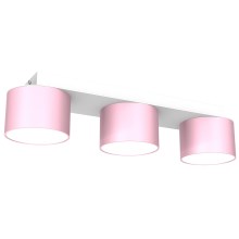 Ceiling light DIXIE 3xGX53/11W/230V pink