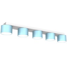 Ceiling light DIXIE 5xGX53/11W/230V blue