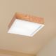 Ceiling light OAK SQUARE 2xE27/15W/230V 31x31 cm oak/white