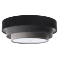 Ceiling light TRINITI 2xE27/60W/230V grey/black/silver