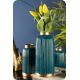 Ceramic vase ROSIE 30,5x14 cm green/gold