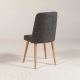 Chair VINA 85x46 cm anthracite/beige