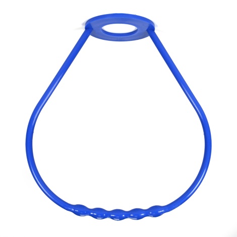 Chandelier handle plastic blue