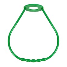 Chandelier handle plastic green