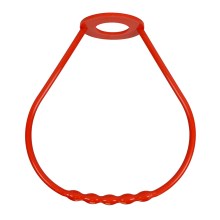 Chandelier handle plastic red