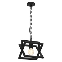 Chandelier on a chain ARNOLD 1xE27/60W/230V black