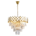 Chandelier on a chain CARISMA 9xE14/40W/230V gold