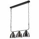 Chandelier on a chain MARIO 3xE27/60W/230V chrome