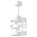 Chandelier on a pole MODUL FREZ 1xE27/60W/230V d. 17,5 cm white