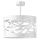 Chandelier on a pole MODUL FREZ 1xE27/60W/230V d. 30 cm white