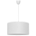 Chandelier on a string ALBA 1xE27/60W/230V d. 40 cm white