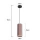 Chandelier on a string AVALO 1xE27/60W/230V pink/copper