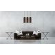 Chandelier on a string AVALO 3xE27/60W/230V brown/copper