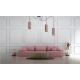 Chandelier on a string AVALO 3xE27/60W/230V pink/copper