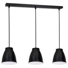 Chandelier on a string CARYON 3xE14/60W/230V black