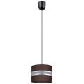 Chandelier on a string CORAL 1xE27/60W/230V d. 20 cm brown